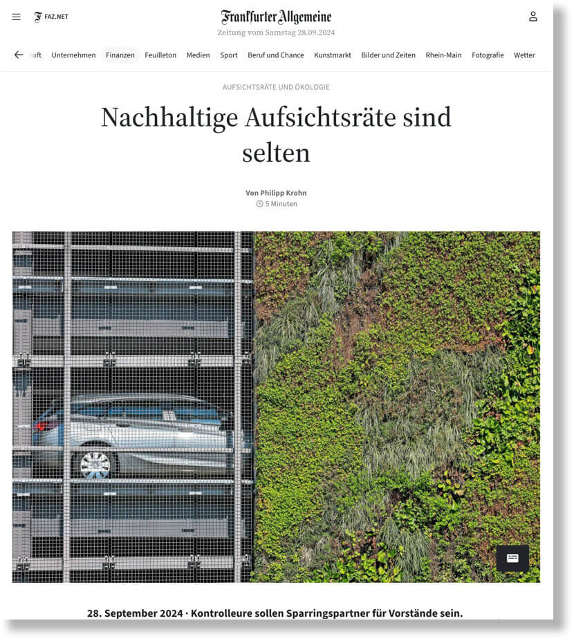 Artikel in der FAZ